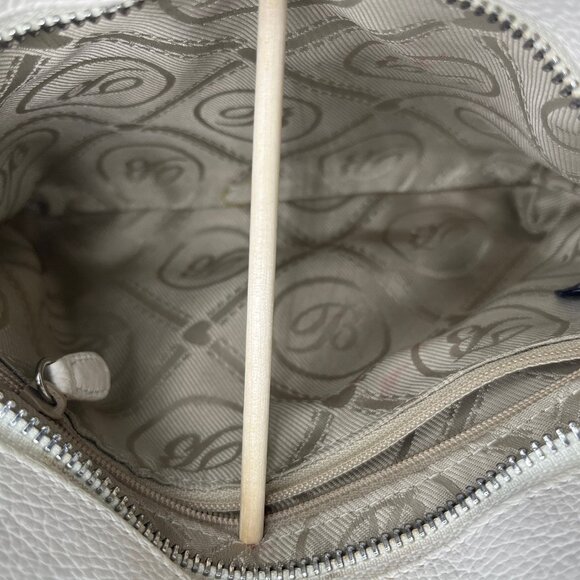 BRIGHTON FERRARA COL WHITE CITY ORGANIZER CROSSBODY SHOULDER PURSE BAG NEW $355 - Picture 6 of 12